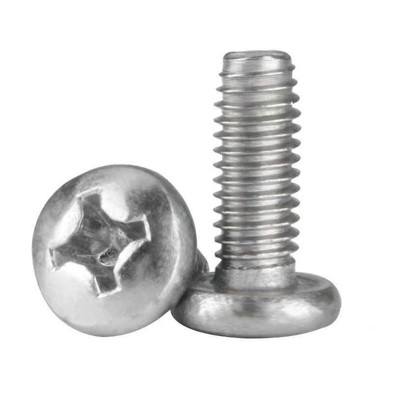 螺丝牙自锁自攻圆头M3M4M5M6*304不锈钢三角十字5x6x8x10x12x16 - 图0