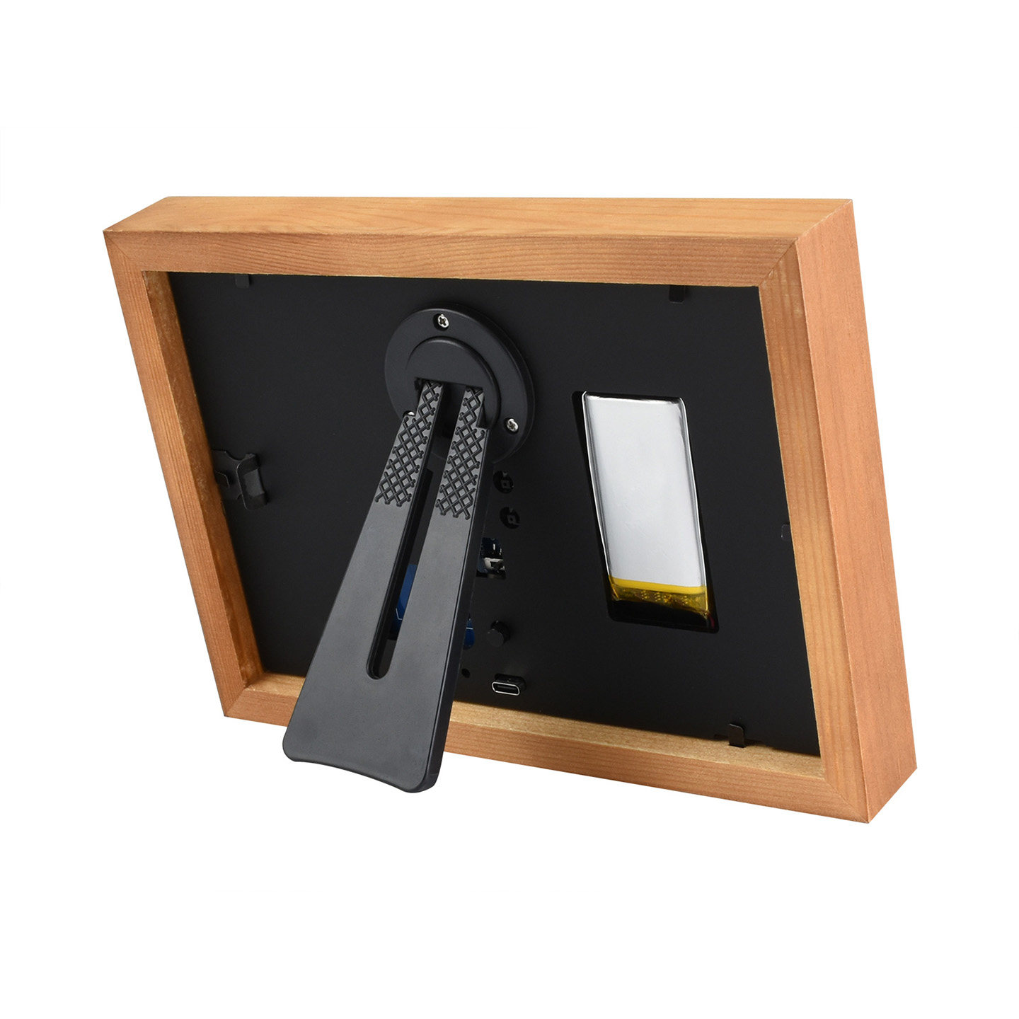 微雪 7.3寸E6全彩色电子墨水屏纸质 实木相框日历相册 可定时刷新,淘宝优惠券,粉丝福利购,淘宝优惠卷