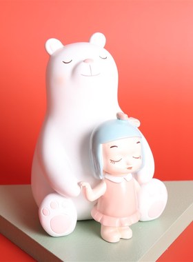 创意家居饰品少女心女生v可爱礼品礼物桌面客厅卧室摆件装饰品