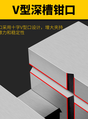 QGG高精密磨床手动平口钳小型夹具台钳批士夹直角虎钳23456寸