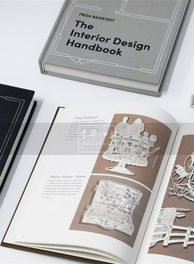 纹理感英文装饰真书样板间客厅软装饰品桌面侘寂R风摆件拍照道具