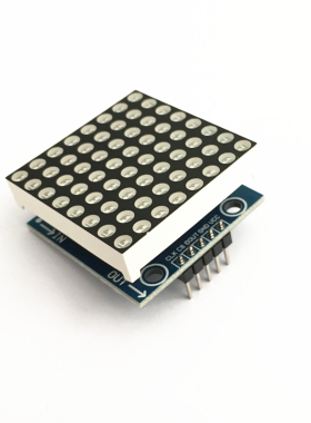MAX7219点阵模块 8X8点阵屏模块 单片机学习LED点阵显示屏模块