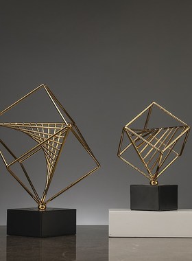 八方来财高端艺术摆件玄关客厅现A代轻奢高档电视柜酒柜家居装饰