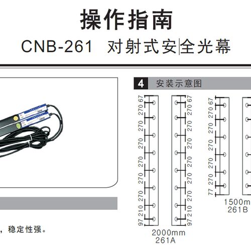 电动玻璃自动门感应门安全光栅光线光C幕电梯防夹感应器探头M-261 - 图1