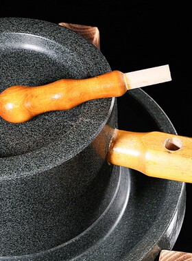 【大石磨可定制】石磨家用磨盘老石磨青石石磨家用磨盘手工石磨
