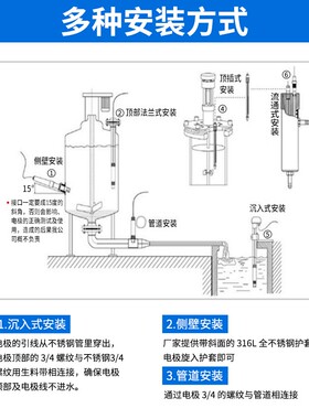 电导率变送器EC值传感器工业电导监测PH计在线水质硬度分析检测仪