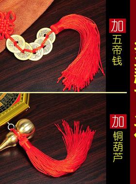 凸镜凹镜八卦镜玻璃镜子家用门厅中式九宫大门桃木创意凸面镜葫芦