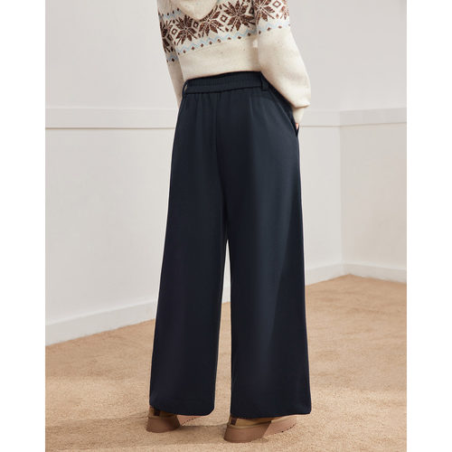 IEF/爱依服【大码女装】2025秋冬新款日常百搭通勤气质休闲直筒裤 - 图3