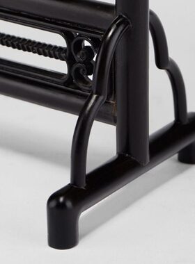 黑檀木文房四宝书法笔架毛笔挂摆件中式紫光檀红木笔架红木工艺品