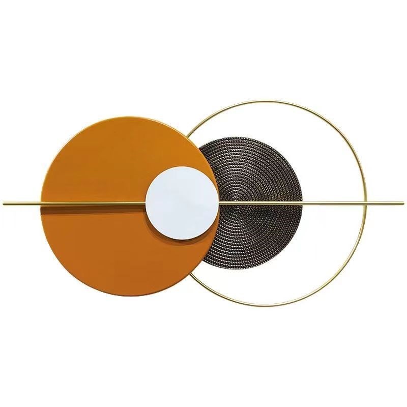 现代轻奢客厅f沙发背景墙面装饰卧室床头铁艺壁饰餐厅玄关立体挂 - 图3