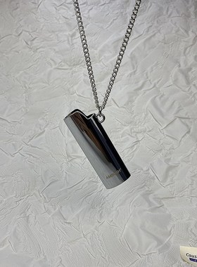 AMBUSHd火机壳项链套链吊坠hiphop嘻哈挂脖子ins潮流小众来图定制