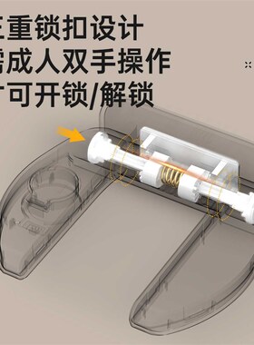 儿童房门阻门器租房出租屋安全锁独居女生防开门神器门锁门挡器