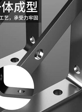 三角支架墙上承重托架固定直角角铁微波炉角钢加厚书桌墙壁支撑架