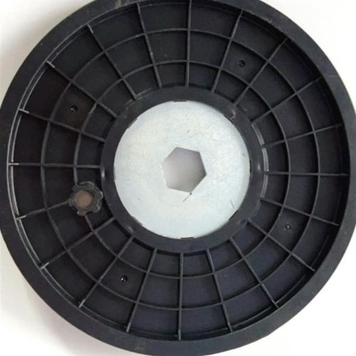 改装健身车塑料皮带盘动感单车皮带轮张紧轮动感单车飞轮盘配件 - 图2