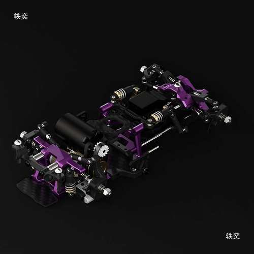 ARKEDGE 1:24 AE24X 车架 蚊车漂移管式性能RC遥控小比例漂移车架 - 图2