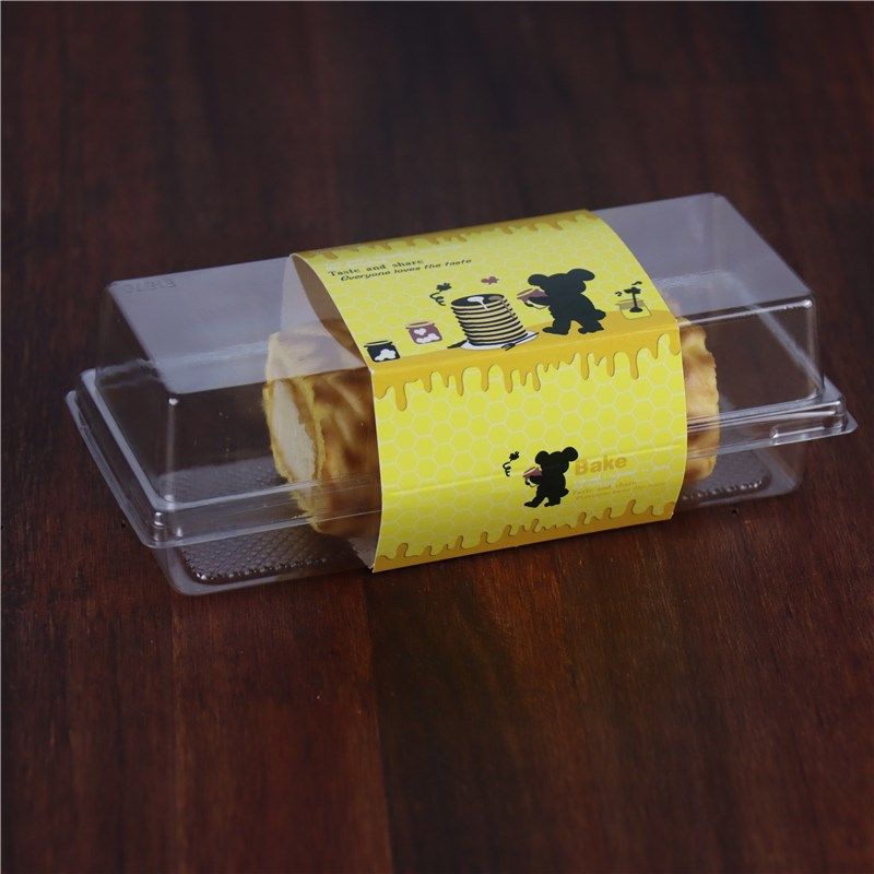 蛋糕盒透明塑料长方形瑞士卷半熟芝士虎皮蛋糕卷西点包装盒吸塑盒,淘宝优惠券,粉丝福利购,淘宝优惠卷