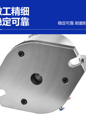 比优特中空立式气动三爪卡盘钻铣床加工中心BK160BK200KL组合卡盘