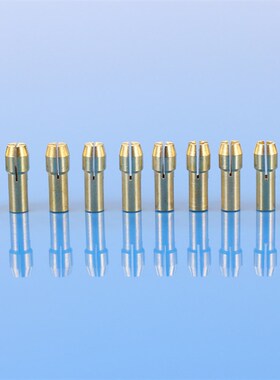 电磨铜夹头螺帽碳刷迷你雕刻机木雕根雕玉雕夹芯四瓣簧配件包邮