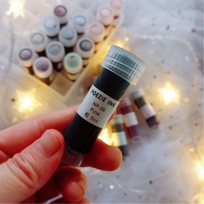 诗色POEZIE INK金粉彩色钢笔墨水可调色非碳素 冷冻管5ml系列颜料,淘宝优惠券,粉丝福利购,淘宝优惠卷