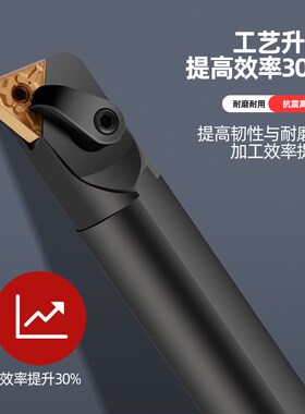 数控内孔105度车刀杆S20R/S25S-MTQNR16/L三角镗孔刀刀杆车床刀具