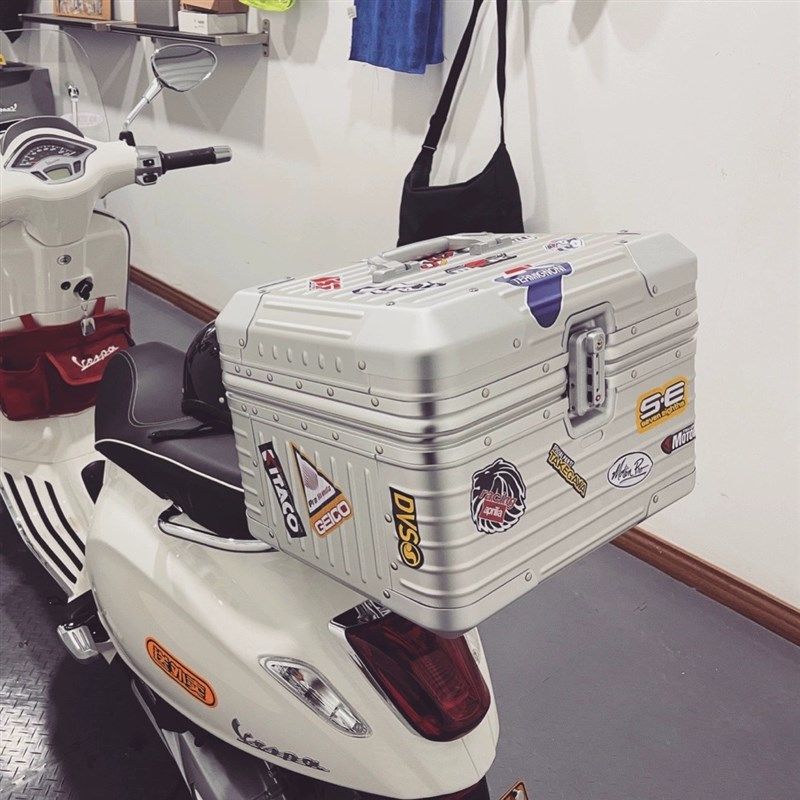 宝合惠复古轻奢 la姜戈 铝镁合金 尾箱 vespa300 小牛九号 后备箱,淘宝优惠券,粉丝福利购,淘宝优惠卷