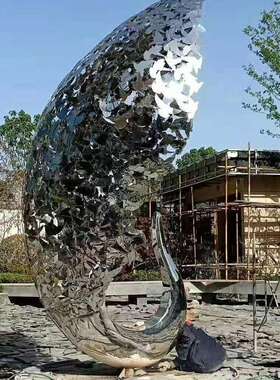 金属雕塑景观不锈钢铁镀锌板廊架景观雕塑地产标志性园林户外摆件