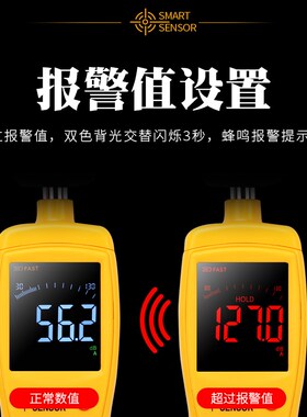 希玛分贝仪专业噪音测试仪器家用噪音计噪声测量声音声级音量检测