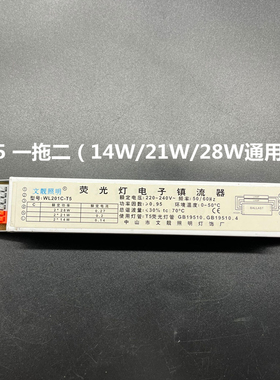 T8 T5荧光灯电子镇流器14w28w一拖一一拖二镇流器20w30w40w整流器