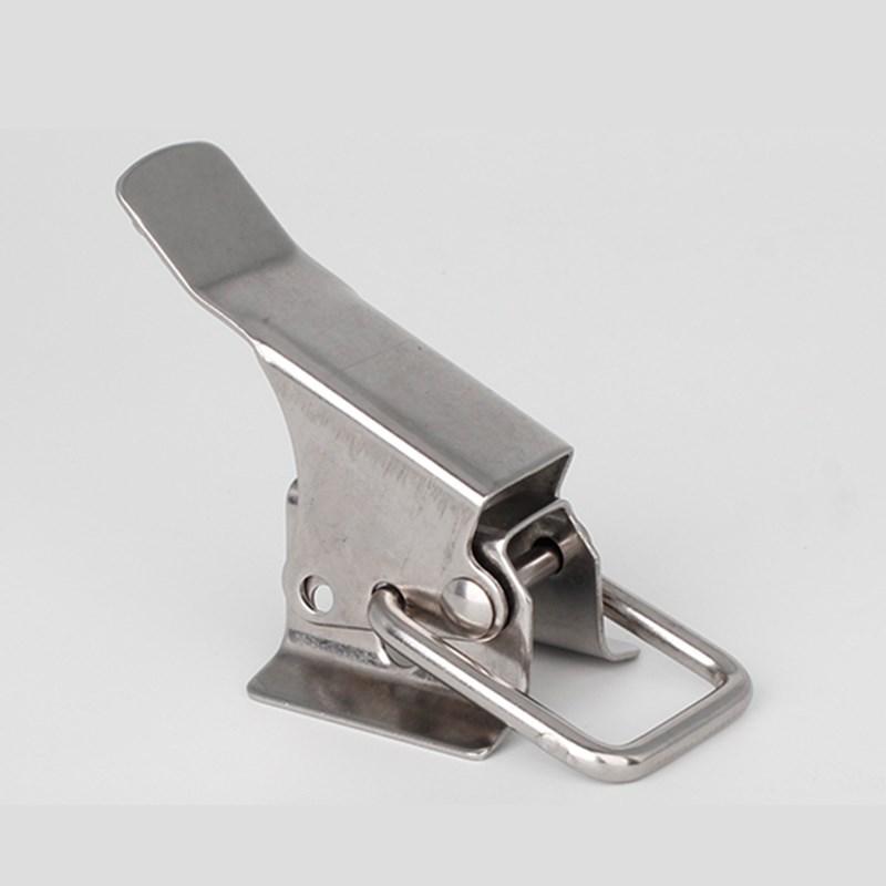 聚以环304不锈钢奶桶扣保温桶快开盖子锁紧固定卡扣直勾折弯扣 - 图2