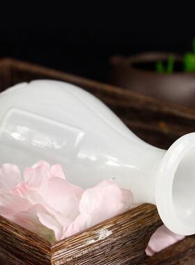 厂家直播货冰种琉璃莲花分酒器白玉花岫玉色主人杯礼品家用批
