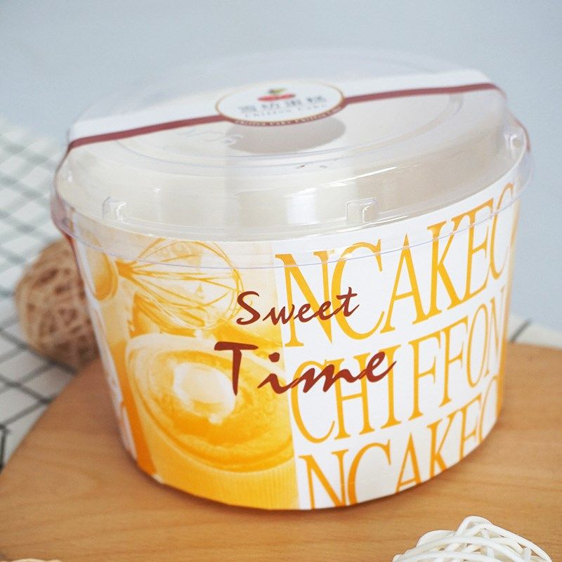 戚风中空蛋糕杯模具4寸6寸8寸烟囱火锅杯纸杯雪纺杯子糕带盖包邮 - 图0