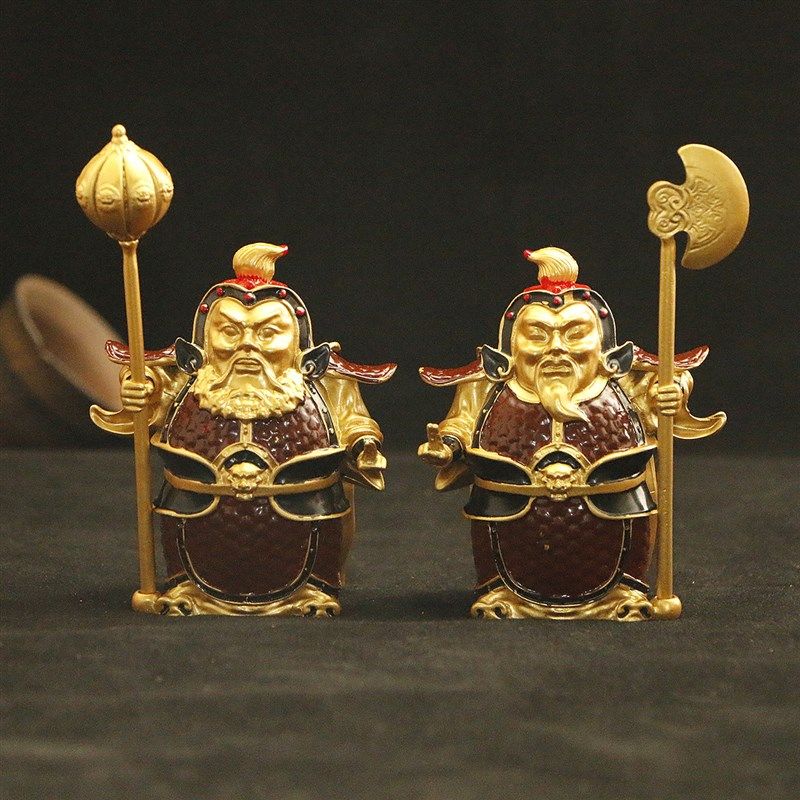 护宅门神摆件秦琼尉迟恭家居客厅玄关柜电视柜公司店铺开业礼品,淘宝优惠券,粉丝福利购,淘宝优惠卷