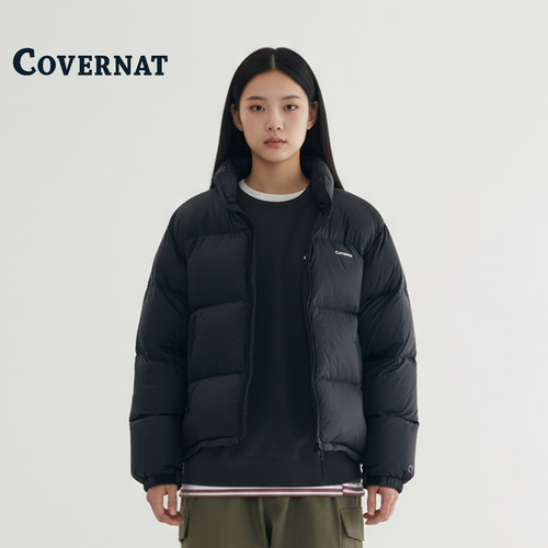 COVERNAT经典短款羽绒服保暖加厚鸭绒外套韩版休闲百搭2025年新款 - 图0