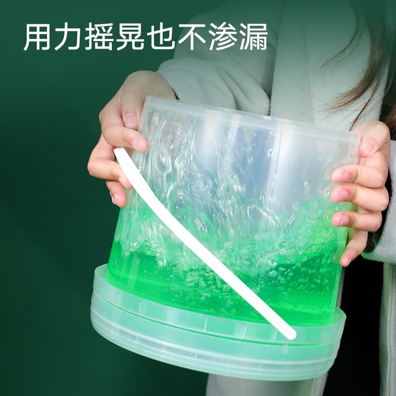 食品级加厚小水桶带盖化工塑料桶密封桶商用包装桶提水桶小桶1L升 - 图1