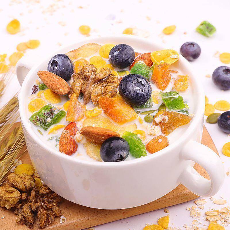 喜芊芊水果坚果燕麦片 即食营养早餐冲饮谷物代餐健身食品精 - 图0