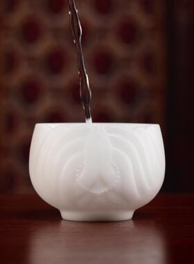戴玉堂陶瓷静心杯佛前水杯供奉观音佛像供佛杯圣水杯净水杯供水杯