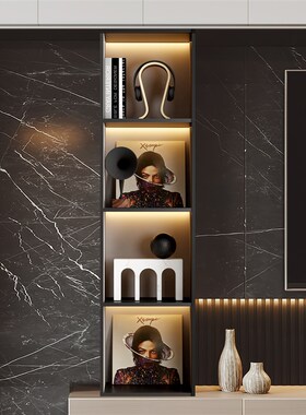 轻奢电视柜摆件家居别墅客厅大平层酒柜壁龛设计师软装饰品