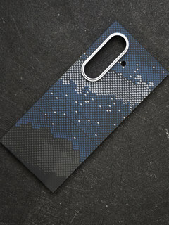 Kevlar aramid fiber protective case for samsung zfold6 magnetic high-end business lightweight aramid fiber folding mobile phone case