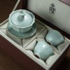 Ru Kiln Sancai Covered Bowl Set Jingdezhen Household Tea Making