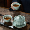 Ru Kiln Sancai Covered Bowl Set Jingdezhen Household Tea Making
