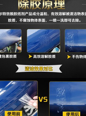 脱胶纸剂不锈钢门窗电梯家用瓷砖铝合金保护膜脱胶去除膜剂
