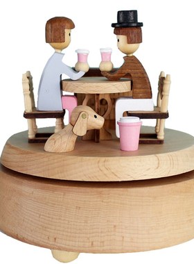 工厂工艺品情人节礼品520商务礼物I木制榉木欧式音乐盒八音盒