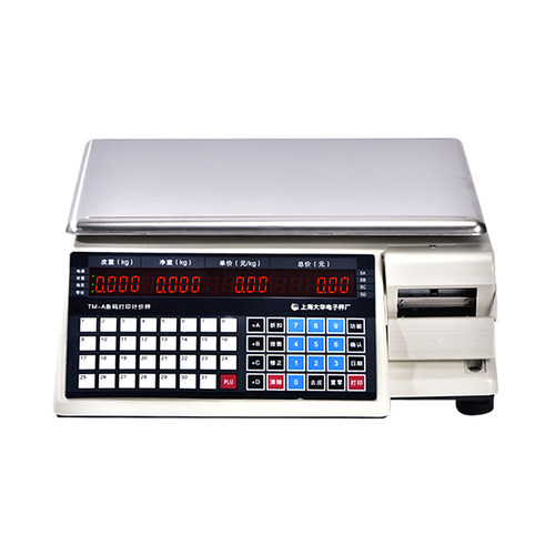 大华电子秤条码秤TM-A超市称重打码称蔬菜水果打印不乾胶标签商用 - 图3