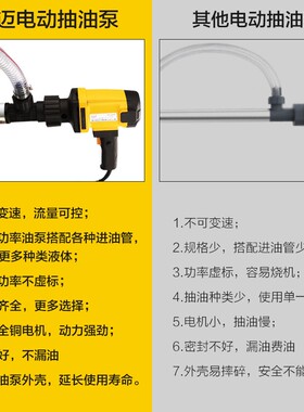 电动抽油泵220V防爆防腐蚀油泵手提式机油柴油大流量加油机神器