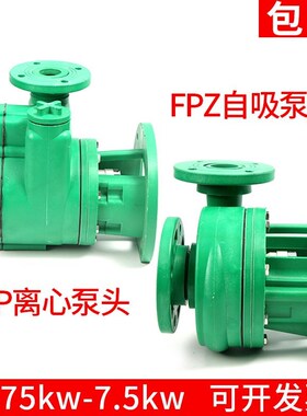 FP/FPZ化工泵泵头耐酸碱增强聚丙烯防腐自吸离心泵头32/40/50-100