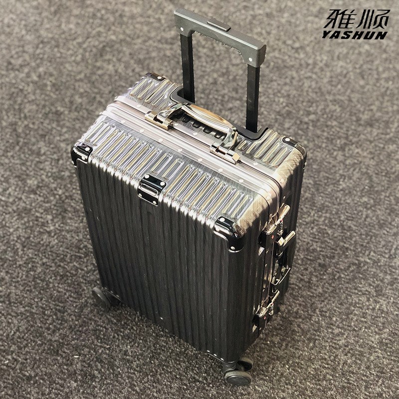 新款行李箱男女学生20寸铝框拉杆箱万向轮24寸旅行箱包密码箱 - 图2