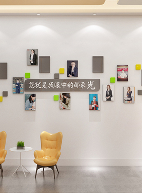 教师风采照片墙幼儿园环创主题墙布置师资展示学校大厅走廊装饰