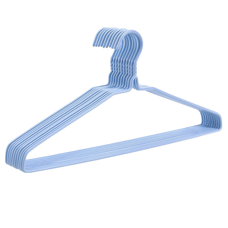普通加粗成人无痕铁艺无勾防滑浸塑晾晒衣架宿舍橱柜多用挂衣撑子,淘宝优惠券,粉丝福利购,淘宝优惠卷