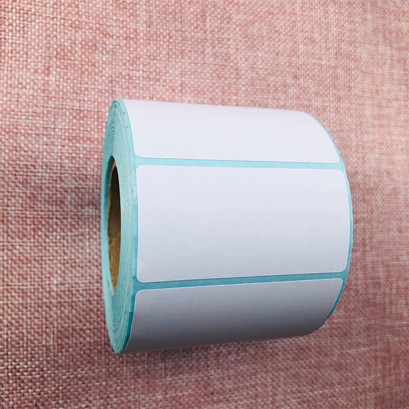 Three-proof thermal paper 60x30x1000 sheets horizontal version self-adhesive label paper barcode paper thermal printing paper 6x3