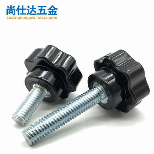 手拧螺丝钉星型把手梅花胶木手柄螺栓7星螺钉M4M5M6M8M10M12M16 - 图1